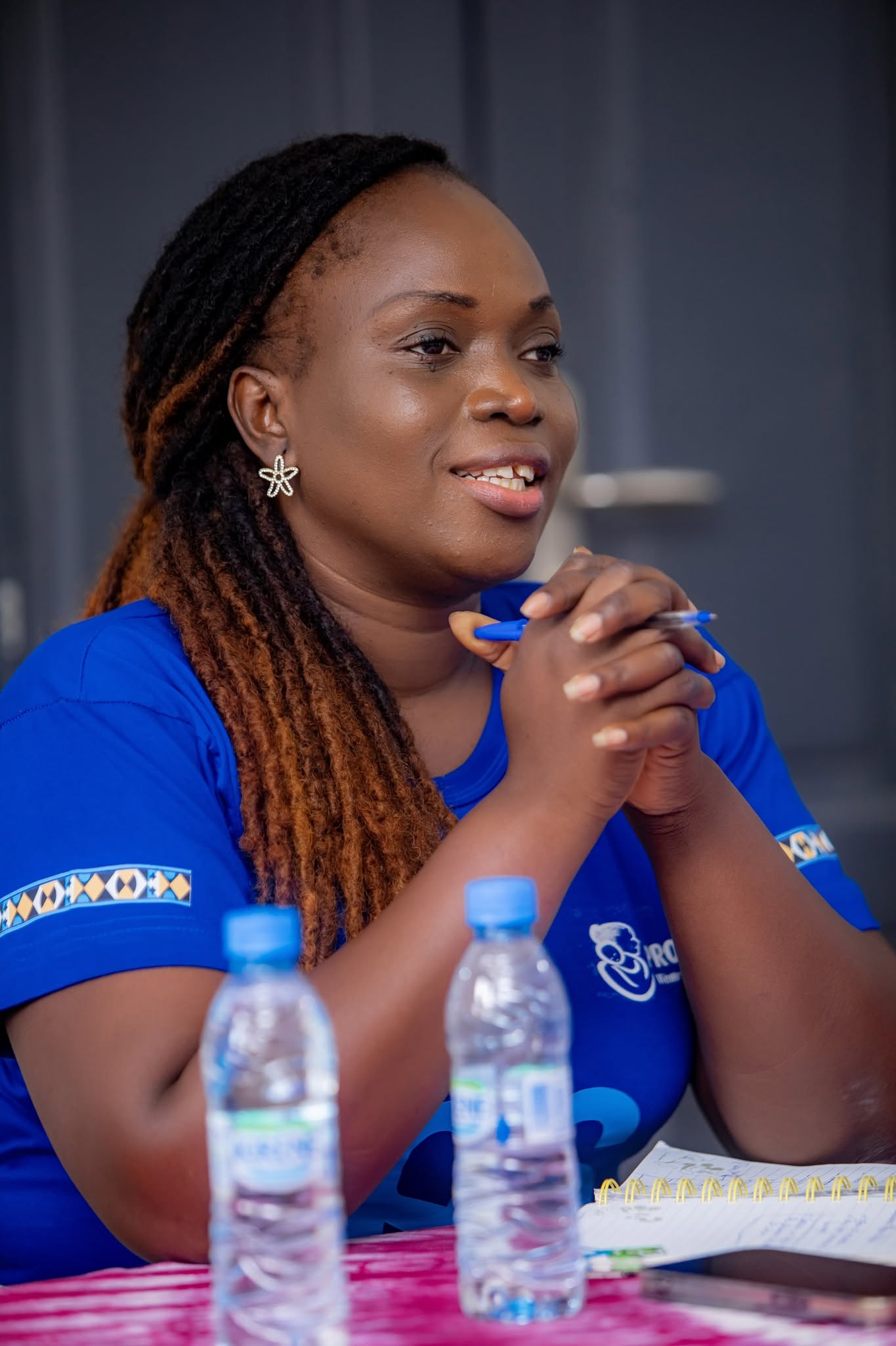 Mme Aicha Gladys TRAORÉ, Présidente de PRO-KIDS Côte d'Ivoire et Responsable du programme #JeParraineUneFille.